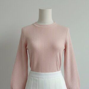 NEW RW&Co Baby Pink Long Sleeve Shirt